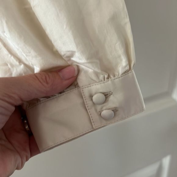 Aritzia Sunday best Giselle top in petal xs puff sleeve blouse - Picture 10 of 11